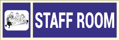 CREATIVE ADVERTISERS Staff Room Emergency Sign
