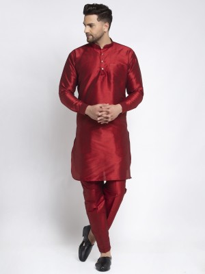 SAIFOO Men Kurta Pant Set