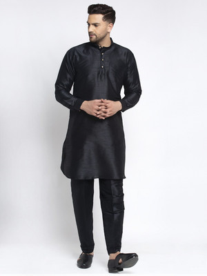 SAIFOO Men Kurta Pant Set