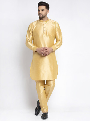 SAIFOO Men Kurta Pant Set