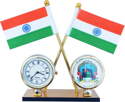 Voyo indian Flag Double Sided Wind Car Dashboard Flag(Nylon)