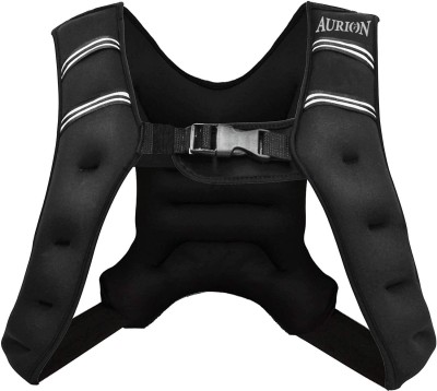 Aurion by 10Club 5 Kg Weighted Vest Workout Equipment, 5 kg Body Weight Vest for Men, Women, Kids Black Weight Vest(5 kg)