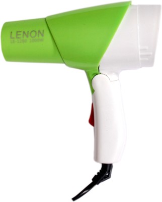 Lenon Professional Foldable Hair Dryer To Easy Portability Dryer Hair Dryer1 Hair Dryer(1000 W, Green, White)