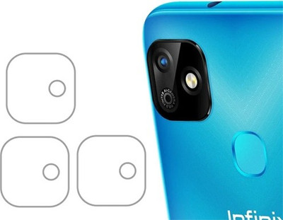 HIRDESH Back Camera Lens Glass Protector for Infinix Smart HD 2021 LENS(Pack of: 3)