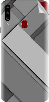 Snooky Samsung Galaxy A20s Mobile Skin(Grey)