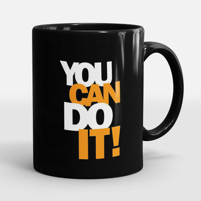 Sublikraft You Can Do It Printed Ceramic Coffee Mug(330 ml)