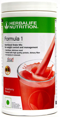 HERBALIFE Formula 1 Nutritional Shake Mix Strawberry 500 g Plant-Based Protein(500 g, strawberry)