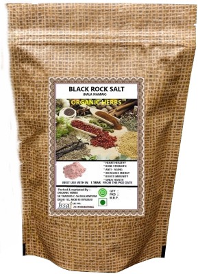 ORGANIC HERBS BLACK ROCK SALT (KALA NAMAK) 200 GM Black Salt(200 g)