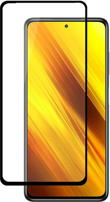 INFINITYWORLD Edge To Edge Tempered Glass for POCO X3(Pack of 1)