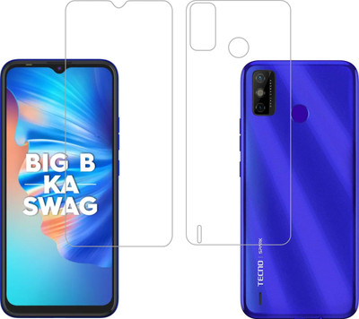 Ten To 11 Front and Back Screen Guard for Tecno Spark 6 Go(Pack of 2)