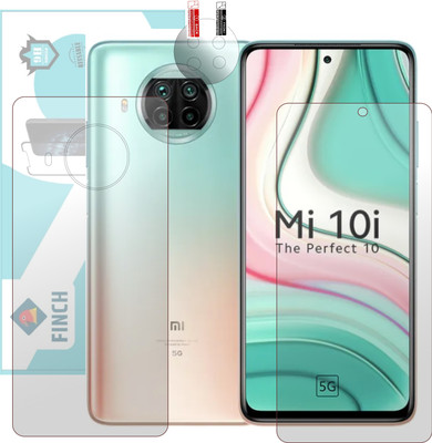 FINCH Front and Back Tempered Glass for Mi 10i(Pack of 2)