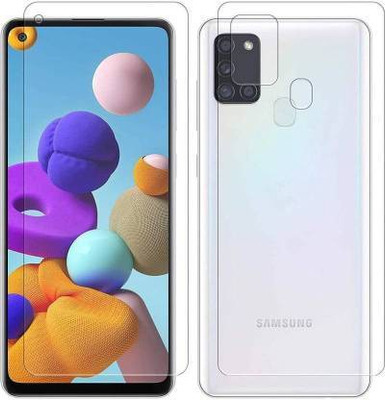 Firstkart Front and Back Tempered Glass for Samsung A21s(Pack of 2)