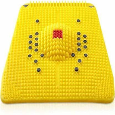 Nirogi Kaya Powermat 2000 Woodefinix Magnetic Pain Relief Mat for Therapy Blood Circulation Massager(Yellow)