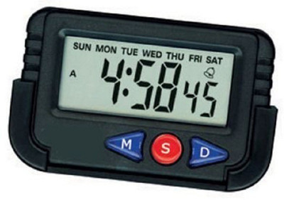 PAVITYAKSH Digital Black Clock