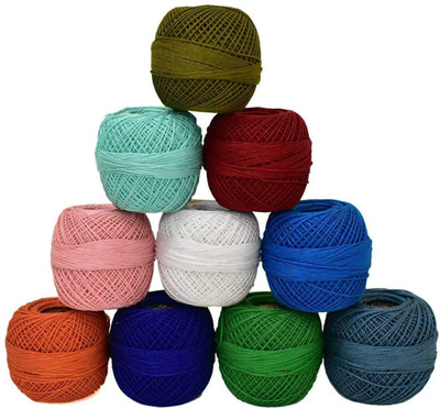 Embroiderymaterial Multicolor Thread(45 m Pack of10)