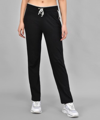 MYO Solid Women Black Track Pants