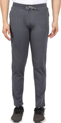 Le Maroco Solid Men Grey Track Pants