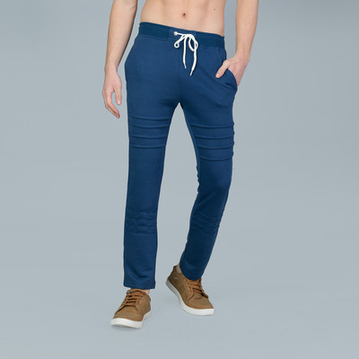Leebonee Solid Men Blue Track Pants