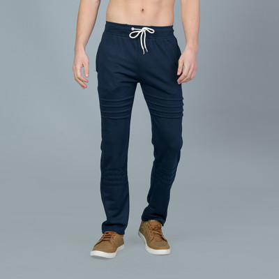 Leebonee Solid Men Blue Track Pants