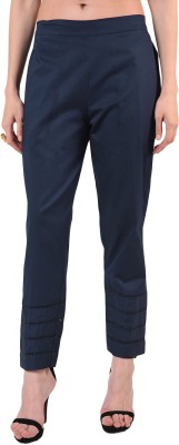 FLOREOS Regular Fit Women Blue Trousers