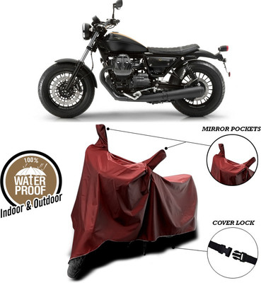 ANTHUB Waterproof Two Wheeler Cover for Universal For Bike(Maroon)