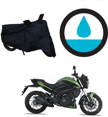 HYBRIDS COLLECTION Waterproof Two Wheeler Cover for Bajaj(Dominar, Black)