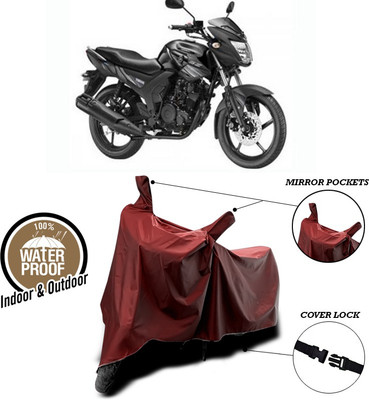 ANTHUB Waterproof Two Wheeler Cover for Yamaha(SZ-RR, Maroon)