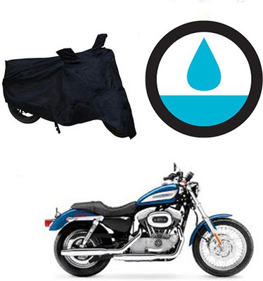 HYBRIDS COLLECTION Waterproof Two Wheeler Cover for Harley Davidson(XL 883, Black)