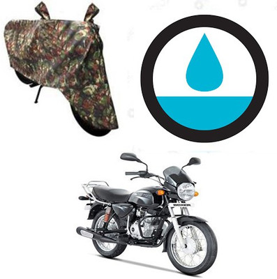 HYBRIDS COLLECTION Waterproof Two Wheeler Cover for Bajaj(Boxer, Multicolor)