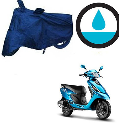 RPSENTTERPR Waterproof Two Wheeler Cover for TVS(Zest, Blue)