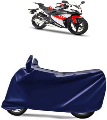 RONISH Two Wheeler Cover for Yamaha(R15 V3, Blue)