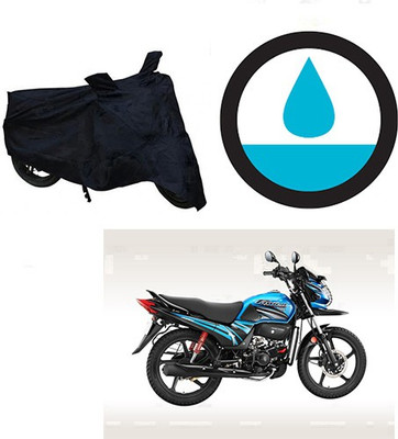 Amozkart Waterproof Two Wheeler Cover for Honda(Passion Pro TR, Black)
