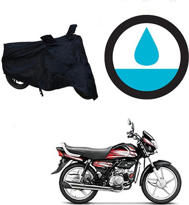 THE REAL ARV Waterproof Two Wheeler Cover for Hero(HF Deluxe, Black)