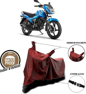ANTHUB Waterproof Two Wheeler Cover for TVS(Victor, Maroon)