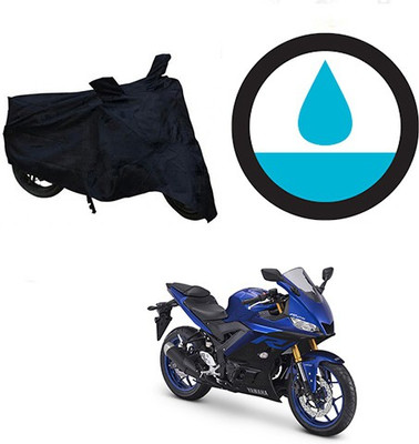 THE REAL ARV Waterproof Two Wheeler Cover for Yamaha(YZF R25, Black)