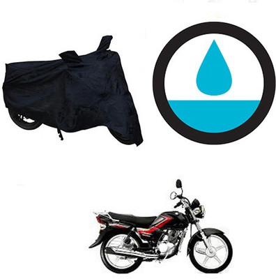 THE REAL ARV Waterproof Two Wheeler Cover for Suzuki(Heat, Black)
