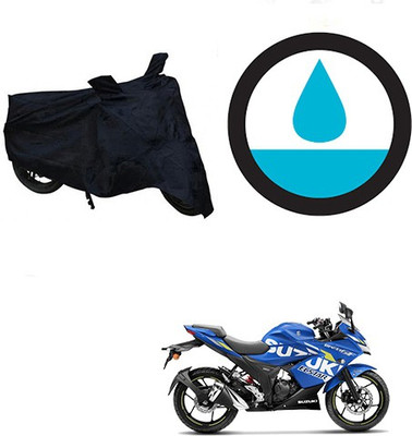 Atulit enterprises Waterproof Two Wheeler Cover for Suzuki(Gixxer SF, Black)