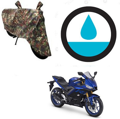 HYBRIDS COLLECTION Waterproof Two Wheeler Cover for Yamaha(YZF R25, Multicolor)
