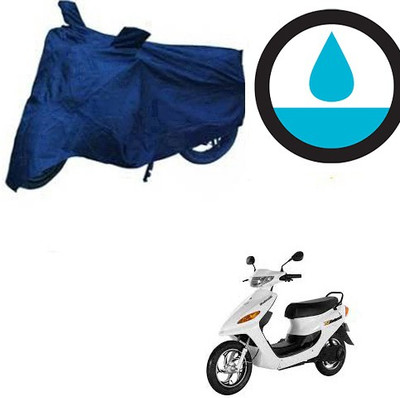 RPSENTTERPR Waterproof Two Wheeler Cover for Indus(Yo Electron, Blue)
