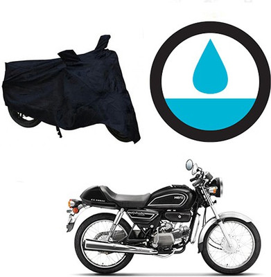 HYBRIDS COLLECTION Waterproof Two Wheeler Cover for Hero(Splendor Pro Classic, Black)