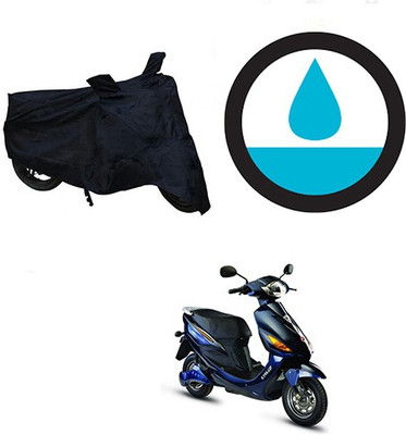 Amozkart Waterproof Two Wheeler Cover for Hero(Electric Cruz, Black)