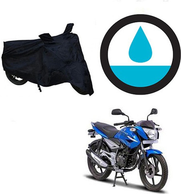 THE REAL ARV Waterproof Two Wheeler Cover for Bajaj(XCD 125cc, Black)