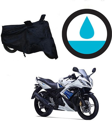 MMSSTAR Waterproof Two Wheeler Cover for Yamaha(YZF R15 S, Black)