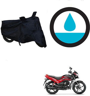Mdstar Waterproof Two Wheeler Cover for Honda(Passion Xpro, Black)