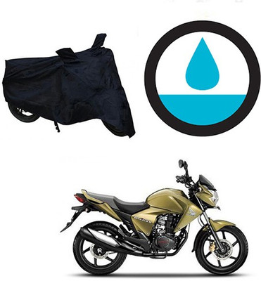 THE REAL ARV Waterproof Two Wheeler Cover for Honda(Unicorn Dazzler, Black)