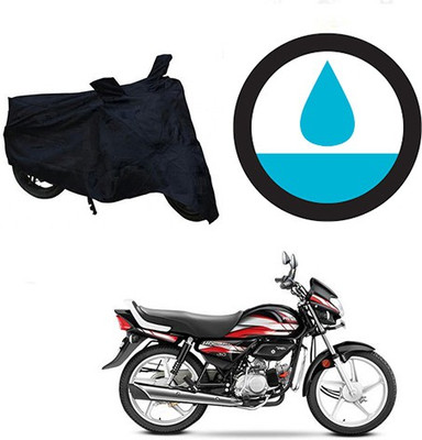 THE REAL ARV Waterproof Two Wheeler Cover for Hero(CD deluxe, Black)