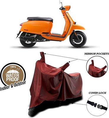ANTHUB Waterproof Two Wheeler Cover for Universal For Bike(Maroon)