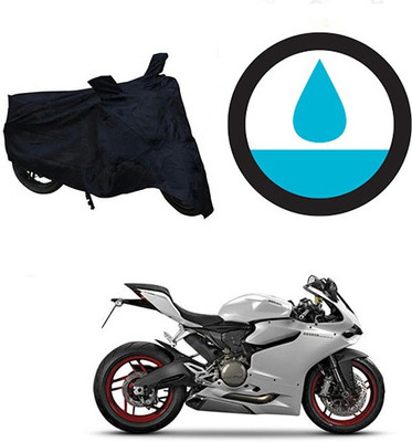 Mdstar Waterproof Two Wheeler Cover for Ducati(899 Panigale, Black)