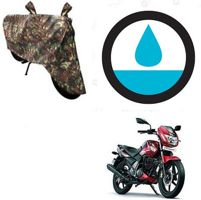 HYBRIDS COLLECTION Waterproof Two Wheeler Cover for TVS(Flame, Multicolor)
