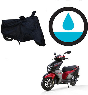 HYBRIDS COLLECTION Waterproof Two Wheeler Cover for TVS(NTORQ, Black)